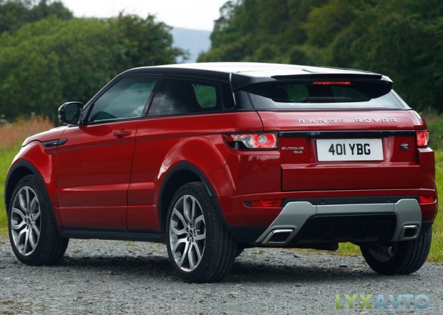 Фото рестайлингового Range Rover Evoque 2014 модельного года